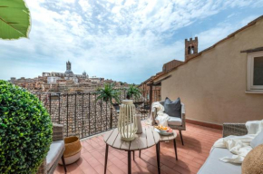 Paradiso - Appartamento con terrazza vista Duomo Siena